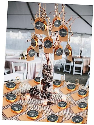 FELTECHELECTR Hochzeitskompass- 5er-Pack Tragbarer Taschenkompass Aus Metall Für Partys