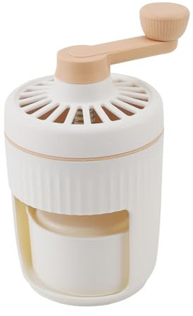 Tevimpeya Shaved Ice Machine - Tritatutto manuale a manovella, per la casa, colore: Arancione