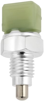 VGOL 1pc Interruptor de Luz de Marcha Atrás M12x1,5 Pieza de Repuesto 23147524811 Compatible con BMW E46 E36 E39 E82 E91 Compatible con Mini R55 R56 R57 Color Blanco
