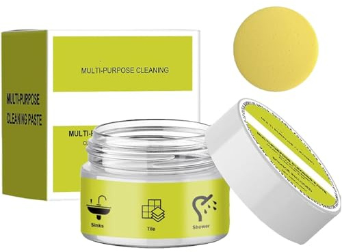 Esponja de piedra con para limpieza de superficies múltiples, limpiador de piedra pómez natural para manchas rebeldes, estropajo multiusos para baño, ducha, fregadero y cocina (1 Pcs)