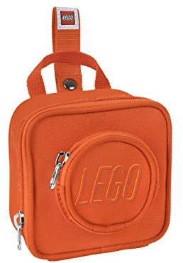 LEGO Unisex-Child Brick Mini Backpack, Orange, One Size
