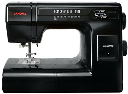 Janome HD3000BE Sewing Machine, Metal, Black