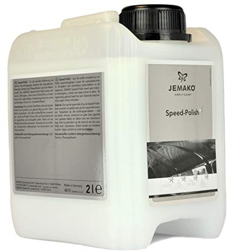 Jemako Speed-Polish im 2 l-Kanister entfernt schnell Verunreinigungen wie Wasserflecken, Pollen oder Staub