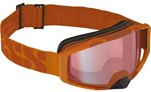 IXS Trigger Maske für Mountainbike/BMX/E-Bike Erwachsene, Unisex, Orange/Rosa, Standard