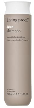 Living Proof No Frizz Shampoo | Feuchtigkeitsshampoo reinigt und pflegt trockenes Haar | Anti-Frizz, entwirrt, glättet | Vegan, ohne Parabene, Silikone, Sulfate | 236ml