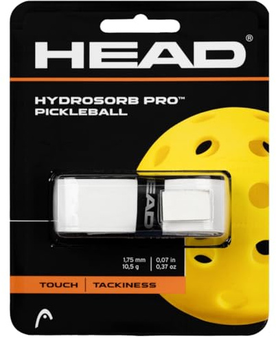 HEAD HydroSorb Pro Pickleball - Empuñadura de Repuesto, Color Blanco
