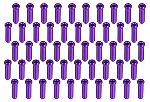 A ABSOPRO Cappuccio per Cavo Freno Viola 50pz per Bicicletta