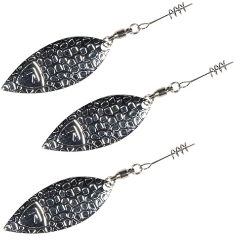 Fox Rage Strike Point Hitcher Blade - 3 Spinnerblätter, Größe:L