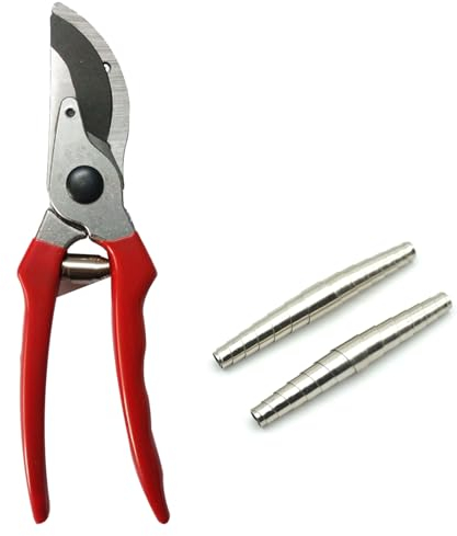 Bypass-Gartenschere,Gartenschere,Rosen-Pflanzenschere,Bypass Baumschere Bequeme,Bypass Baumschere Bequeme,Stahl-klingen Blumenschere,Antihaftbeschichtet Rebschere,Multifunktionale Gartenschere