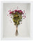 Cadre 3D Profond, Cadre de Boîte D'ombre, Cadre Vitrine, 22x17cm, Cadre Photo 3D Remplir, Cadre Bois Cadre 3D Profond avec Vitre, Cadre Peinture 3D pour Fleurs, Souvenirs, Médailles, Photos (Blanc)