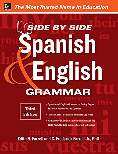 Side-By-Side Spanish and English Grammar, 3rd Edition (NTC FOREIGN LANGUAGE)