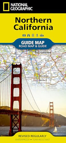 Northern California Map (National Geographic Guide Map)