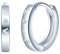 CONILOK Love Zirkon Buchstabe Ohrringe Silber 925 Creolen Ohrhänger Silber Damen Schmuck Ohrring Kleine Geschenke für Frauen Mädchen Freundin Mutter Geburtstag Hochzeit Weihnachtstag Valentinstag