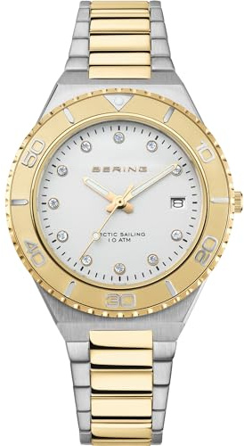 BERING Damen Uhr Quarz Movement - Classic Collection mit Edelstahl und Saphirglas