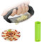 AMFUN Presse-ail à Bascule en Acier Inoxydable, Presse-ail Manuel, Garlic Press Rocker Crusher, Concasseur à Ail avec Outil Éplucheur en silicone, Appareil de Cuisine