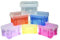 6 Pack Small Storage Mini Boxes With Lids Clear Plastic Small Storage Plastic Boxs Stackable Mini Organizer Really Useful Storage Box For Crafts, Jewelry, And Office Supplies