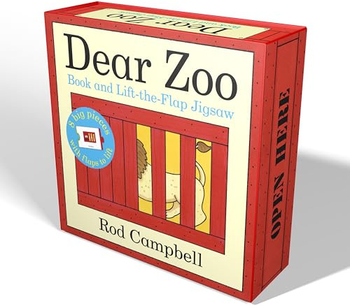 Dear Zoo Book and Lift-the-Flap Jigsaw Puzzle