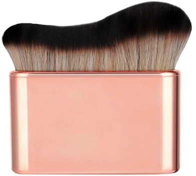 ELNX Pinceau autobronzant, Pinceau pour Le Corps, Pinceau pour Le Maquillage, Pinceau autobronzant instantané, Pinceau pour Le Visage, Pinceau pour Le Corps et Les Jambes (Or Rose)