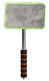 DXEHSEUY Pulitore per vetri auto in lega di alluminio Palo Home Office Pulizia Auto Glass Wiper