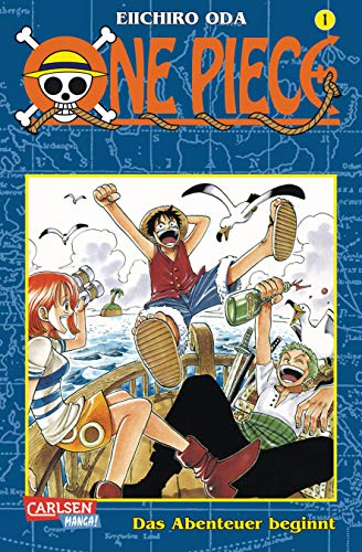 One Piece 1: Action-Manga-Bestsellerserie ab 10 Jahren über eine Gruppe Strohhut-Piraten auf der Suche nach dem größten Schatz der Welt