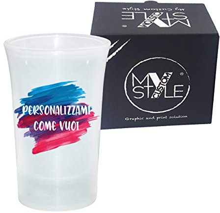 My Custom Style 2 Bicchierini per liquore in Vetro Personalizzabili