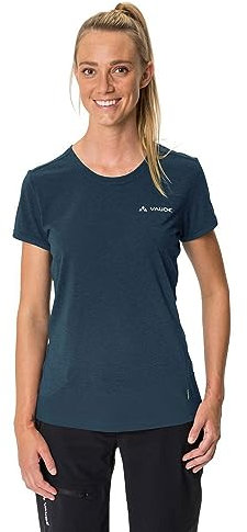 VAUDE Damen Women's Sveit T-Shirt, Dark Sea Uni, 36 EU