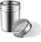 1Pcs Stainless Steel Powder Sugar Shaker Duster with Lid, Fine Mesh Shaker Powder Cans for baking soda Cocoa Cornstarch Coffee Flour ect