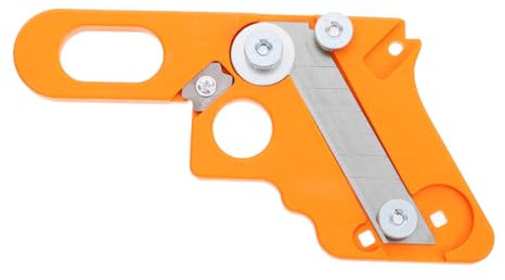 iplusmile Artefact de coupe bande de chant coupe-bordure pour le travail du bois outil de coupe-bordure raboteuses travail du bois outils de placage de chant rabot à bois Bakélite Orange