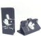 König Design Handyhülle Kompatibel mit Apple iPhone 5 / 5s / SE Handytasche Schutzhülle Tasche Flip Case mit Kreditkartenfächern - Have A Nice Day Weiß Schwarz
