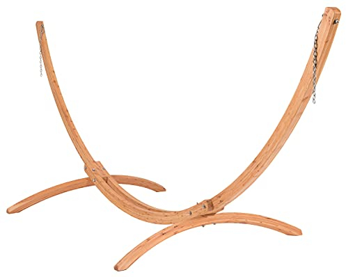 Tropilex Hängemattengestell Single | Aus 100% FSC Holz oder Metall | Fairtrade | 3 einzigartige Designs zur Auswahl | Flexibel & Belastbar | Für alle Hängematten des Typs Single geeignet