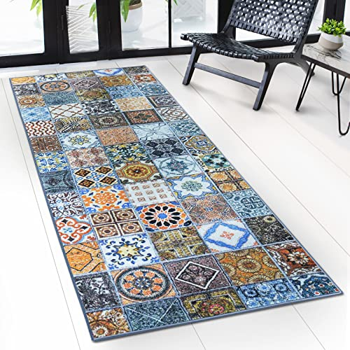 Teppich-Läufer auf Maß Bonita | Moderner Wohnteppich für Flur, Küche, Schlafzimmer | Meterware, viele Größen | rutschfest, robust & pflegeleicht (80 x 250 cm)