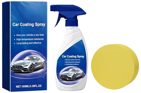 Scheibenversiegelung Auto - extremer Abperleffekt für klare Sicht - Glasversiegelung Auto für wasserabweisende Scheiben (Scheibenversiegelung 100ml) (100ML)