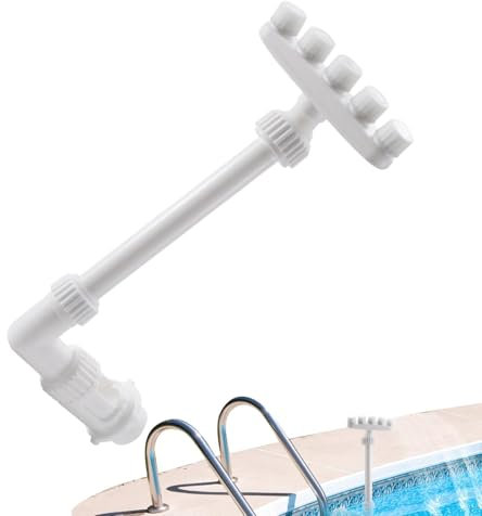 Eoixuqba Piscina con fontana, Fontana con piscina - Fontana a cascata con irrigatore per piscina regolabile - Spruzzatore a cascata per piscina Divertimento con dispositivo di raffreddamento a spruzzo