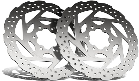 Enefla Lot de 2 Disques de Frein 140 mm à 6 Trous Compatible avec KuKirin G2 Master / G3 / G4 Kickscooter, Rotors en Acier Inoxydable, Pièces de Système de Freinage, Accessoires d'origine