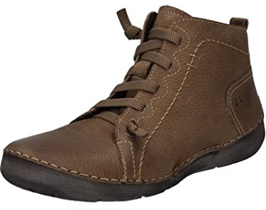 Josef Seibel Damen Schnürstiefeletten Fergey 86,Weite G (Normal),Wechselfußbett,Stiefel,Bootee,Booties,halbstiefel,Braun (Castagne),39 EU