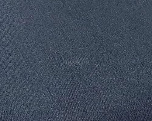 Plain Denim Blue Polycotton Fabric for Dressmaking, Art & Craft, Sewing, Quilting | 45'' - 115 cm Wide| Precut Length 3m