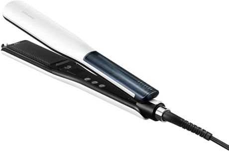 DREAME AuraSteam Straight, Plancha Con Vapor, Peinado Liso y Rizado, Panel Ampliado, Placa Flexible 3D, Vapor De Doble Fila, Depósito de Agua Extraíble, Depósito De Agua de 20 ml