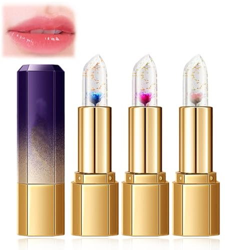3 rossetti termici che cambiano colore, balsamo per labbra, cura delle labbra con colore, idratante a lunga durata, impermeabile e anti-screpolature