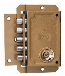 Fac - Cerradura sob. s-90 cp izda. pintada