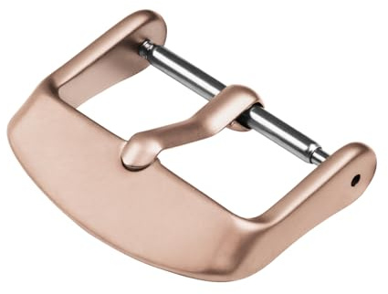 Archer Watch Straps - Fibbie per Cinturini in Acciaio Inossidabile (Oro Rosa Opaco, 16mm)