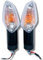 Yecnecty White Lens Motorcycle Turn Signal Light Motorbike Front Rear Indicator Lamp For Honda CBR 250R 300R CB300F CBF125 CBF 150 Stunner