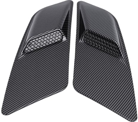 Luocute Ventilhuv Luftintagsskydd, Svart Kolfibermönsterbyte för GT 2015-2017