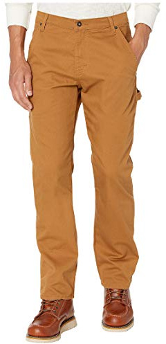 Dickies Mens Tough Max Duck Carpenter Pants, Stonewashed Brown Duck, 44W x 32L US