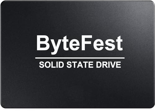 ByteFest SSD 64GB 2,5 Zoll SATA III 7mm, Interne SSD Festplatte für PC und Laptop