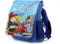 Unikatolo Werbetreff Gera Kinder-Rucksack mit Name - Personalisierter Kindergarten-Rucksack - Kita-Tasche - bedruckt - Geschenk-Idee Junge - Feuerwehr - Blau