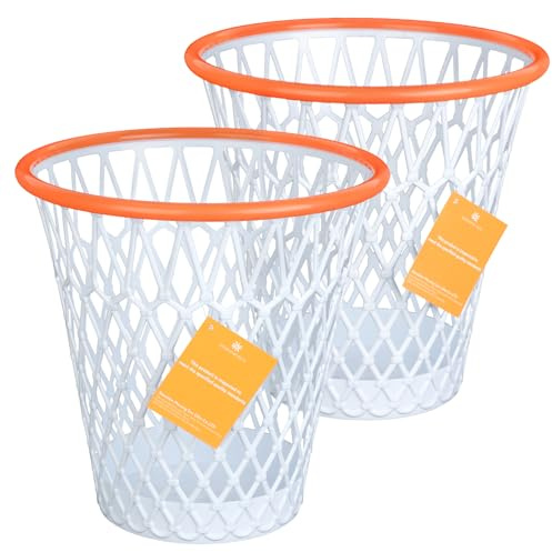 MORNING SUN 2 pezzi Basket Cestino,Con Disegno Divertente di Un canestro di Pallacanestro,Cestini Decorativi Camerette,Ideale per Camera da Letto, Ufficio, Cucina, Sala da Pranzo, Palestra