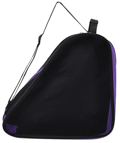 QIUYMGFG Borsa per pattini a rotelle, scarponi da sci e neve, multiscomparto, per pattinaggio sul ghiaccio, a tracolla, per uomo e donna