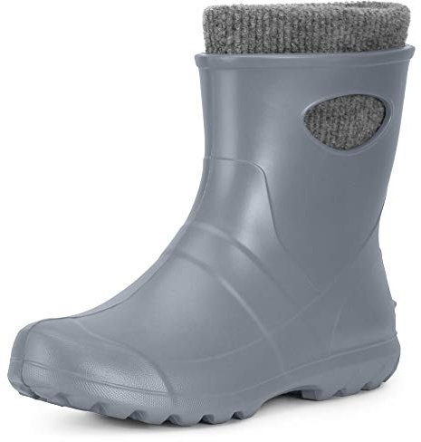 Ladeheid Dam Lättvikt EVA Thermo Gummistövlar LA-750 (Silver, 37 EU)