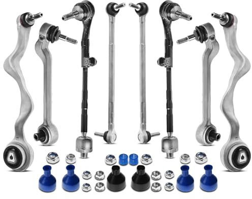 Frankberg 8x Querlenker Spurstange Koppelstange Vorne Kompatibel mit E90 335 2004-2011 E93 318 330 2006-2013 E92 320 325 2005-2013 E91 323 2004-2012