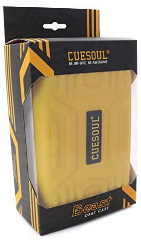 CUESOUL Beast Astuccio per Freccette per 2 Set di Freccette con Punta in Acciaio/Punta Morbida, Freccette Grandi per riporre Le Freccette, aste, voli e Accessori (Solo Custodia)